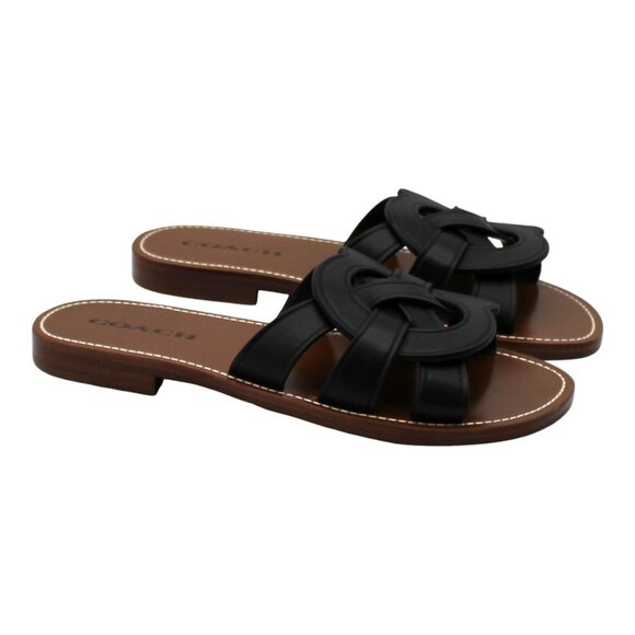 Coach Issa "C" Emblem Slide Sandals - Picture 3 of 9
